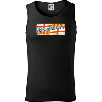 Pánské termoprádlo Cedula stará Barcelona - Tílko pánské Core - L ( Černá )