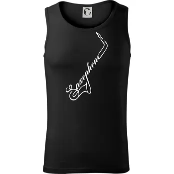 Pánské termoprádlo Saxophone nápis - Tílko pánské Core - 2XL ( Černá )