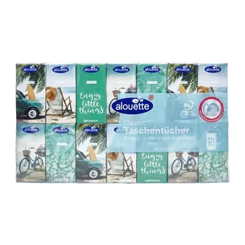 Papírový kapesník alouette Papírové kapesníky 4vrstvé 42 x 10 ks 42 ks