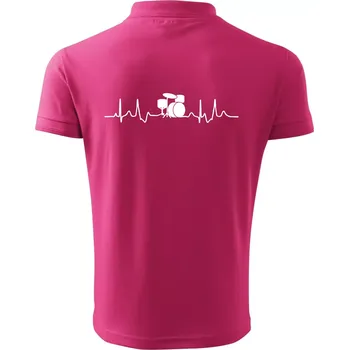 Pánská košile Bicí EKG - Polokošile pánská Pique Polo 203 - 2XL ( Purpurová )