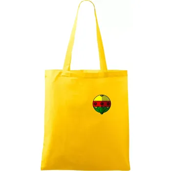 Prší - Kule - prso - Taška bavlněná - 42 x 38 cm ( Žlutá )