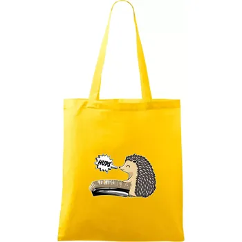 Ježek a rýžák - Taška bavlněná - 42 x 38 cm ( Žlutá )