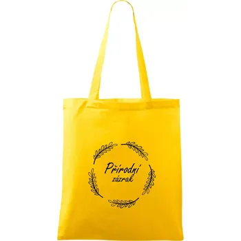 Přírodní zázrak - Taška bavlněná - 42 x 38 cm ( Žlutá )