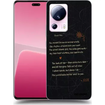 Pouzdro na mobilní telefon Picasee silikonový černý obal pro Xiaomi 13 Lite - POET