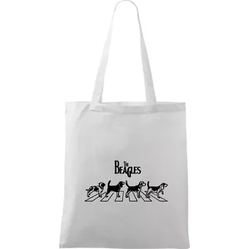 The Beagles - Taška bavlněná - 42 x 38 cm ( Bílá )