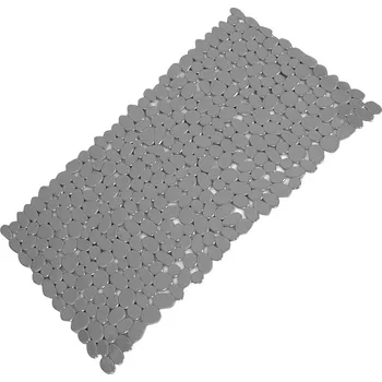 Koupelnová předložka Gedy River Podložka do vany, 35x70 cm, s protiskluzem, PVC, šedá, TAVA40108