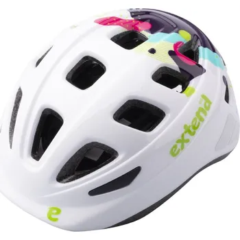 Cyklistická přilba Přilba Extend COBBY multi-white-violet (varianta multi-white-violet, velikost XS/S)