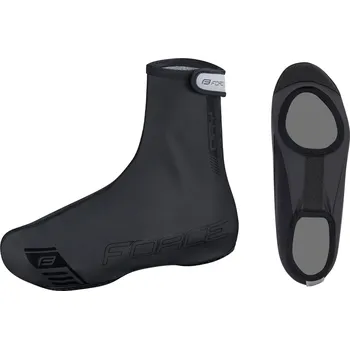 Cyklistické oblečení Návleky treter FORCE PU DRY ROAD, černé (Barva černá, velikost XXL)