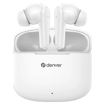 Sluchátka Denver TWE-48 bezdrátová sluchátka bílá