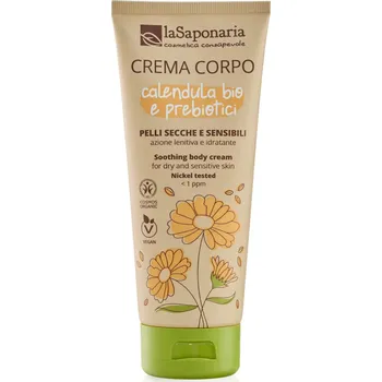 Tělové mléko laSaponaria Tělový krém s BIO měsíčkem a prebiotiky pro citlivou pleť (200 ml) - vyživuje, zklidňuje a hydratuje Varianta: vyživuje, zklidňuje a hydratuje
