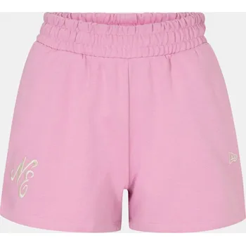 New Era Adults Jersey Jogger Shorts Pastel Pink Small