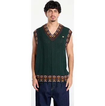 Dámská vesta Vesta adidas x Clot Crochet Vest by Edison Chen Green Night XL