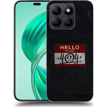 Pouzdro na mobilní telefon Picasee silikonový černý obal pro Honor X8b - HELLO 404