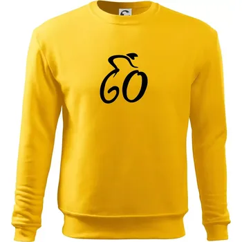 Pánská mikina Cyklista slaví šedesátku (60) - Mikina Essential pánská - 3XL ( Žlutá )