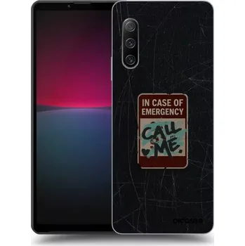 Pouzdro na mobilní telefon Picasee silikonový průhledný obal pro Sony Xperia 10 IV 5G - EMERGENCY