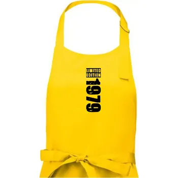 Kuchyňská zástěra Limited edition 1979 pruh - Pánská zástěra na vaření - Univerzální velikost ( Žlutá )