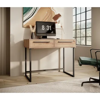 Psací stůl ADRK PC stůl ARIA A-B, dub artisan/černá