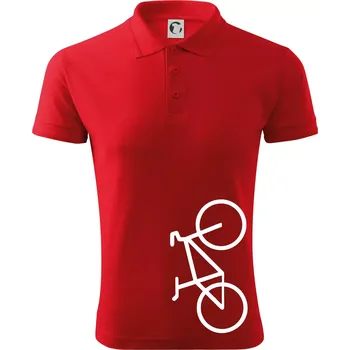 Pánská košile Kolo na výšku - Polokošile pánská Pique Polo 203 - 4XL ( Červená )