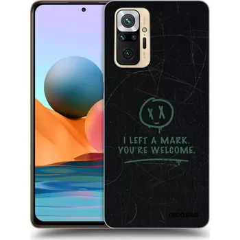 Pouzdro na mobilní telefon Picasee silikonový průhledný obal pro Xiaomi Redmi Note 10 Pro - LEFT A MARK