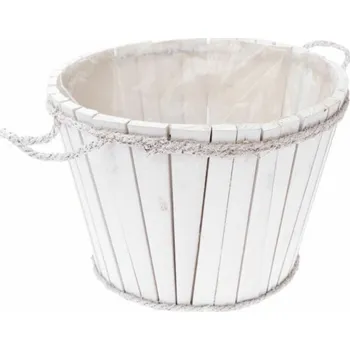 Obal na květináč Casa de Engel Home Dřevěný obal na květináč s PVC, 0/16 Fialová UNI (2830480)