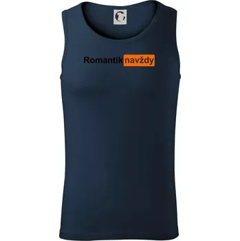 Porn - romantik navždy - Tílko pánské Core - 2XL ( Námořní modrá (velmi tmavá - téměř černá) )