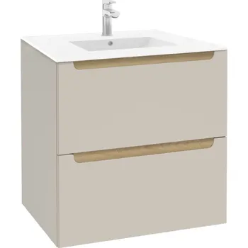 Koupelnová skříňka s umyvadlem Naturel Stilla 60x60x45 cm kašmír mat STILLADK06056U1 - STILLADK06056U1