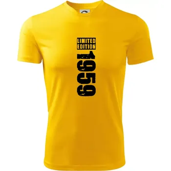 Chlapecké tričko Limited edition 1959 pruh - Dětské triko sportovní (dresovina) - 158 cm/12 let ( Žlutá )