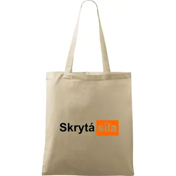 Porn - Skrytá síla - Taška bavlněná - 42 x 38 cm ( Naturální )
