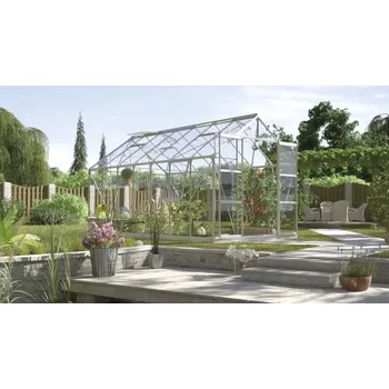 Skleník Skleník Vitavia Jupiter 11500 skleněný 3 mm 257 x 445 cm hliník