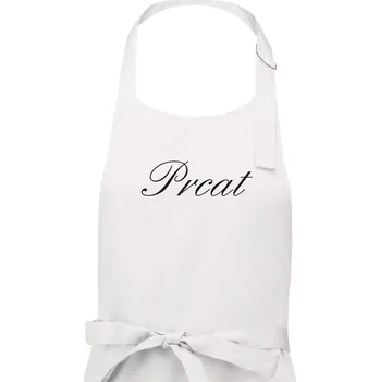 Kuchyňská zástěra Prcat (souložit vulgárně) - Dámská zástěra na vaření - Univerzální velikost ( Bílá )