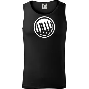 Pánské termoprádlo Piano kruh - Tílko pánské Core - L ( Černá )