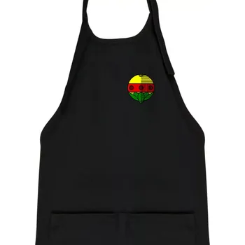 Kuchyňská zástěra Prší - Kule - prso - Dětská zástěra na vaření - Univerzální velikost ( Černá )