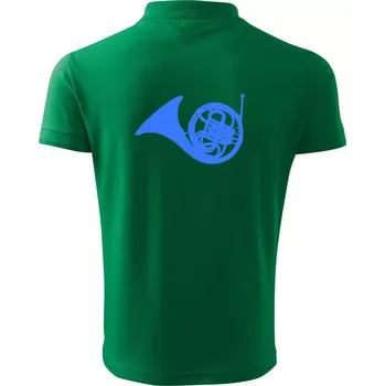 Pánská košile Blue French Horn - Polokošile pánská Pique Polo 203 - 4XL ( Středně zelená )