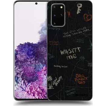 Pouzdro na mobilní telefon Picasee silikonový průhledný obal pro Samsung Galaxy S20+ G985F - CONFESSION