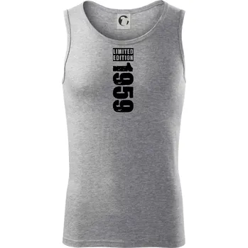 Limited edition 1959 pruh - Tílko pánské Core - M ( Tmavě šedý melír )