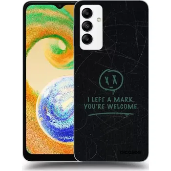 Pouzdro na mobilní telefon Picasee silikonový průhledný obal pro Samsung Galaxy A04s A047F - LEFT A MARK