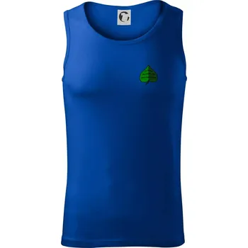 Prší - Zelený - prso - Tílko pánské Core - XL ( Královská modrá )