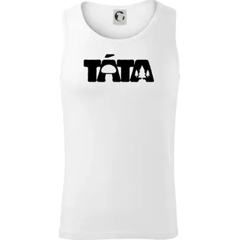 Táta nápis - houbař - Tílko pánské Core - S ( Bílá )