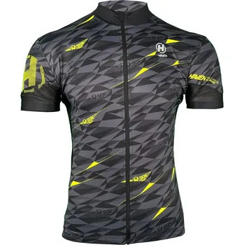 cyklistický dres Dres HAVEN Skinfit NEO men black/green (ultralehký funkční dres HAVEN, velikost 3XL)