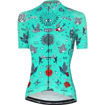 cyklistický dres Cyklodres CYCOLOGY Tattoo, dámský, krátký rukáv (Motiv Tattoo, velikost S)