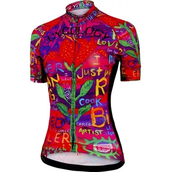 cyklistický dres Cyklodres CYCOLOGY See Me, dámský, krátký rukáv (Motiv See Me, velikost XS)