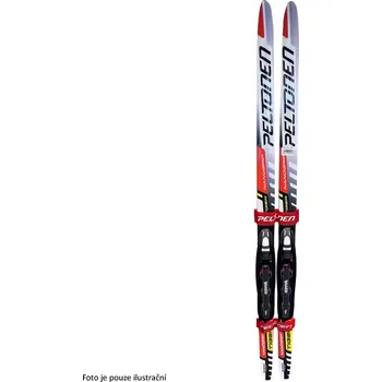 Zimní sport Dětské běžecké lyže PELTONEN NANOGRIP JR RED/GREY s vázáním ROTTEFELLA START NNN a držáky lyží (Výhodný set dětských běžek, délka 100 cm)