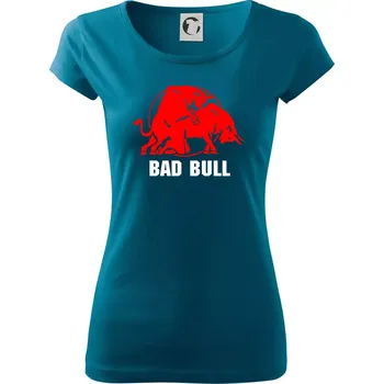 Bad Bull - Dámské triko Pure - XS ( Petrolejová )