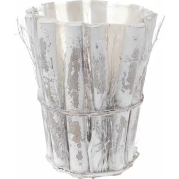 Obal na květináč Casa de Engel Home Dřevěný obal na květináč s PVC, 0/20 Fialová UNI (2829734)