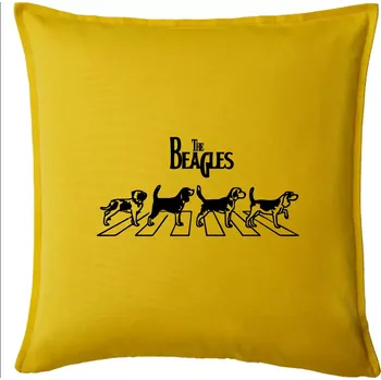 Polštář The Beagles - Polštář 50x50 - 50x50 - Pouze potah ( Žlutá )