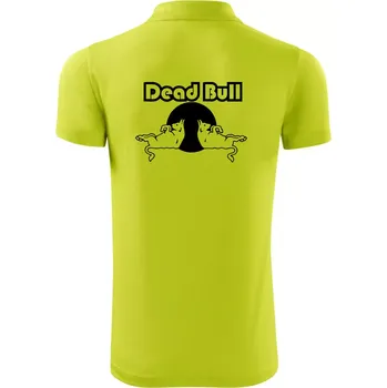 Pánská košile Dead Bull obrys - Polokošile Victory sportovní (dresovina) - 2XL ( Limetková )