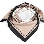 Saténový šátek 90x90 cm Balení: 1 ks, Varianta: 2 béžová - 8596475667432