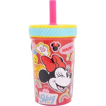 Stolování Bezpečný plastový kelímek 370 ml - Minnie Mouse Flower Power