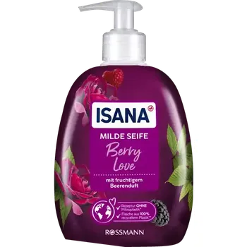 Mýdlo ISANA jemné mýdlo Berry Love 500ml