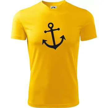 Chlapecké tričko Kotva - Dětské triko sportovní (dresovina) - 146 cm/10 let ( Žlutá )